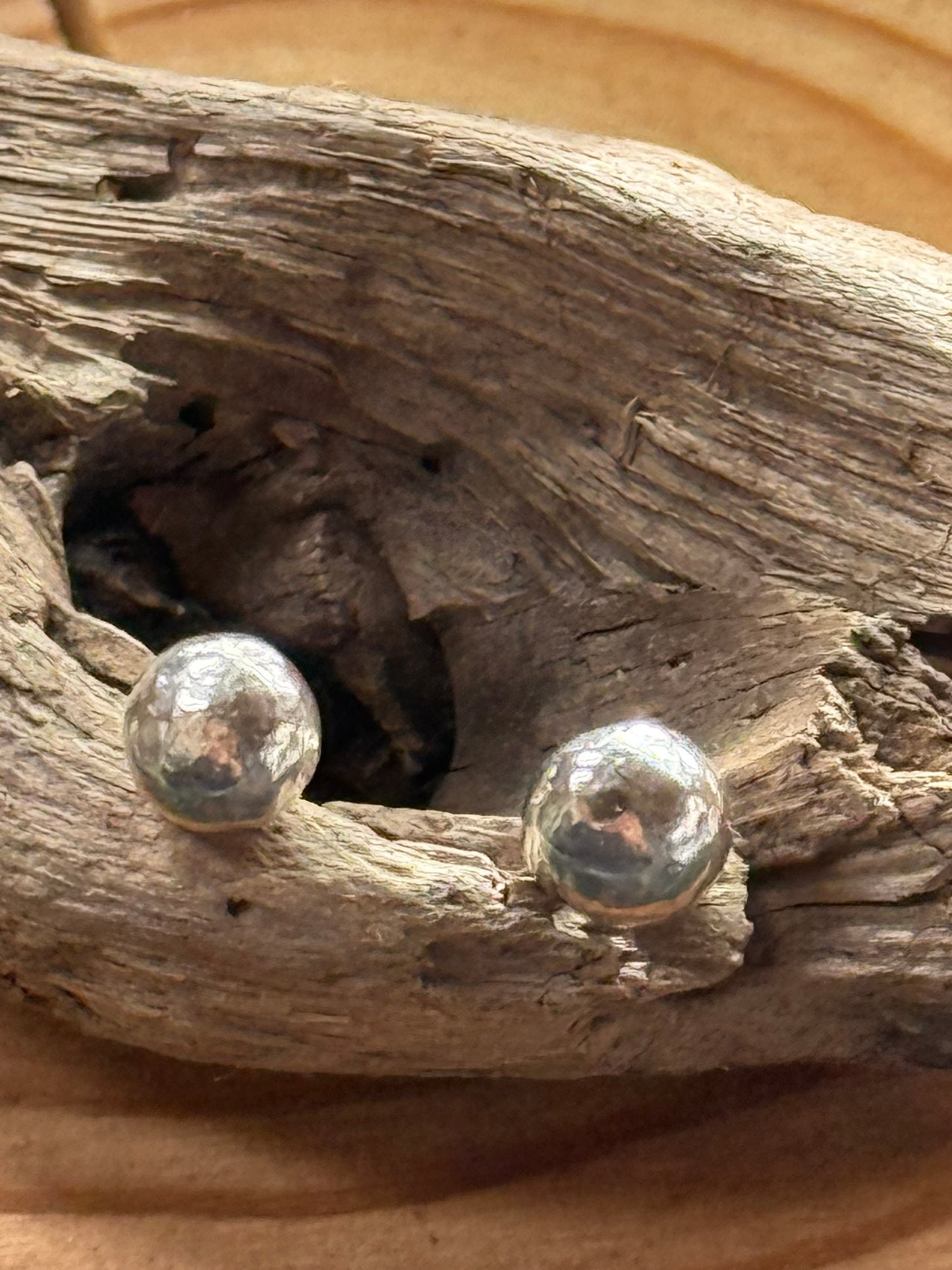 Silver Ball Studs