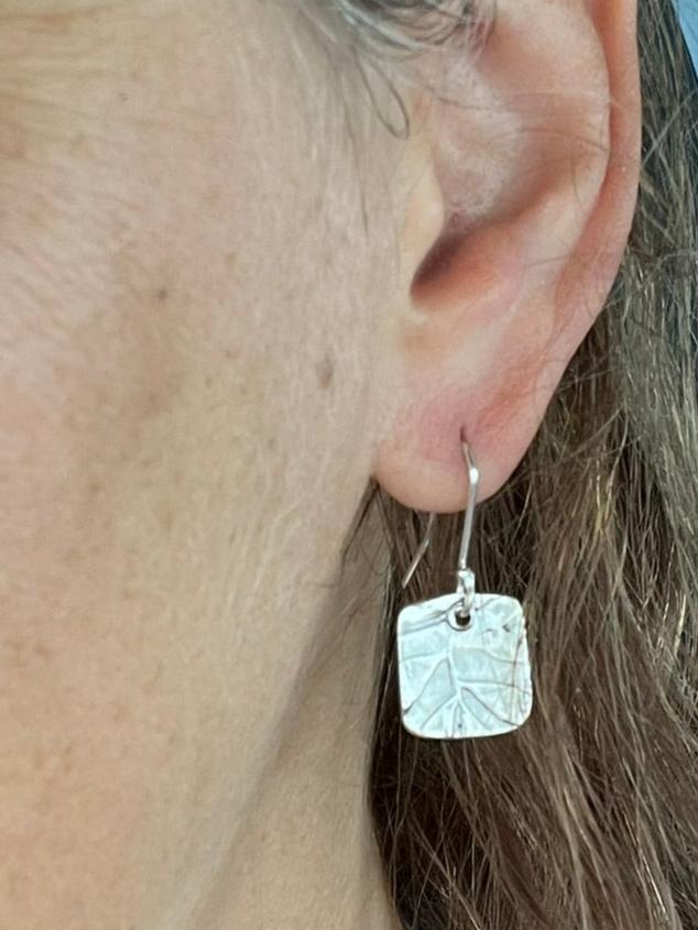 Rue & Comfrey Square Drop Earrings