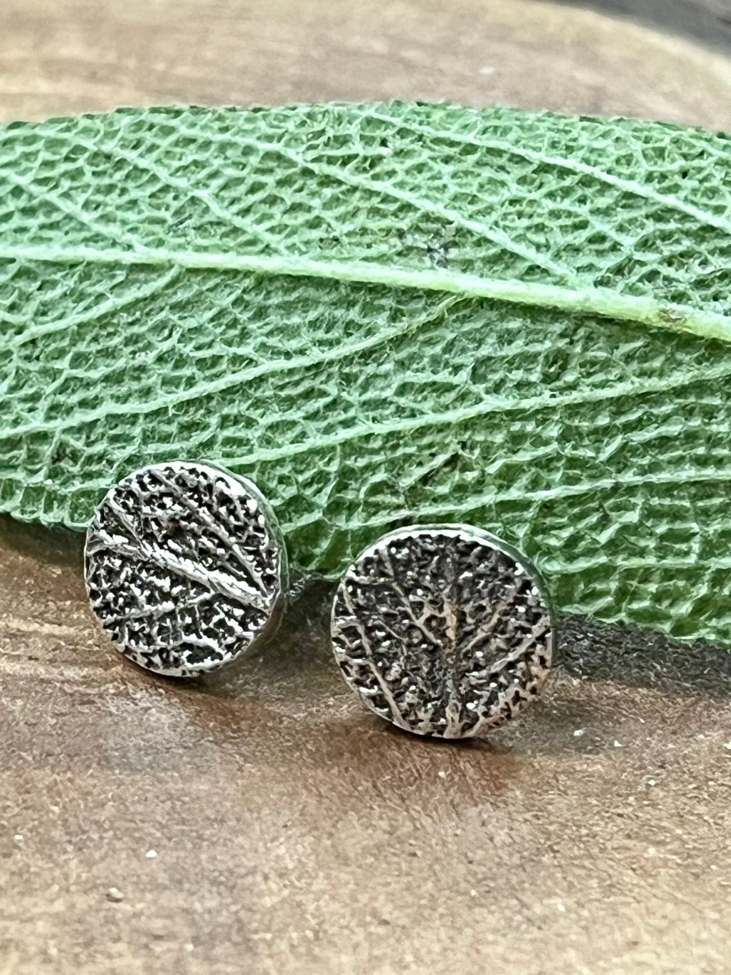 Sage Disc Studs