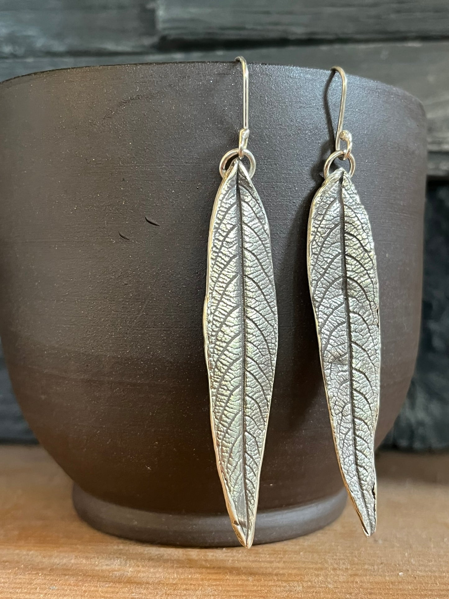 Willow Leaf dangle earrings