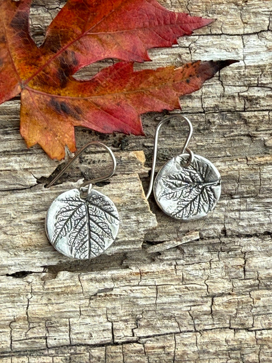 Maple Leaf Imprint Disc Drops