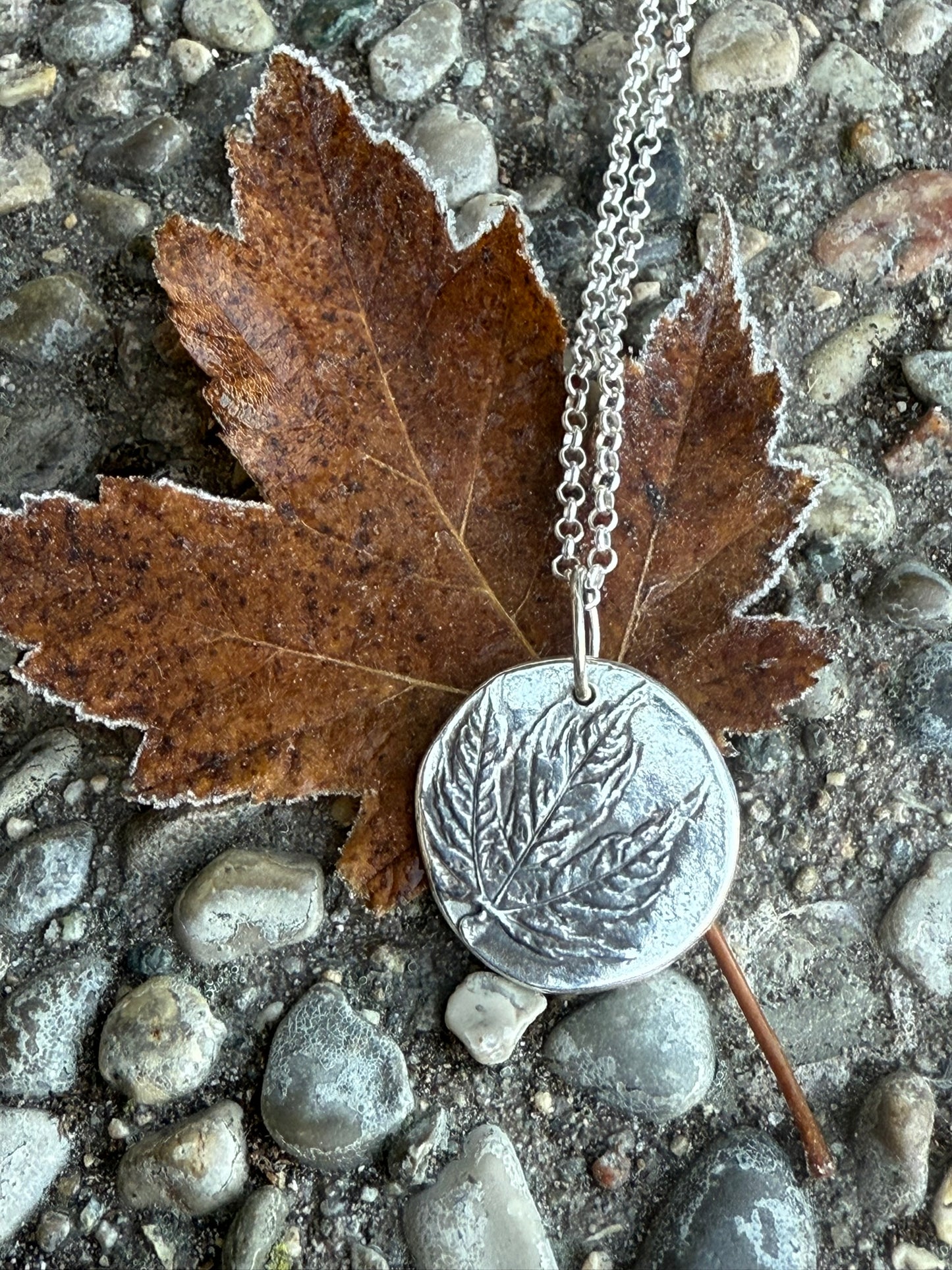 Double Double Maple Pendant