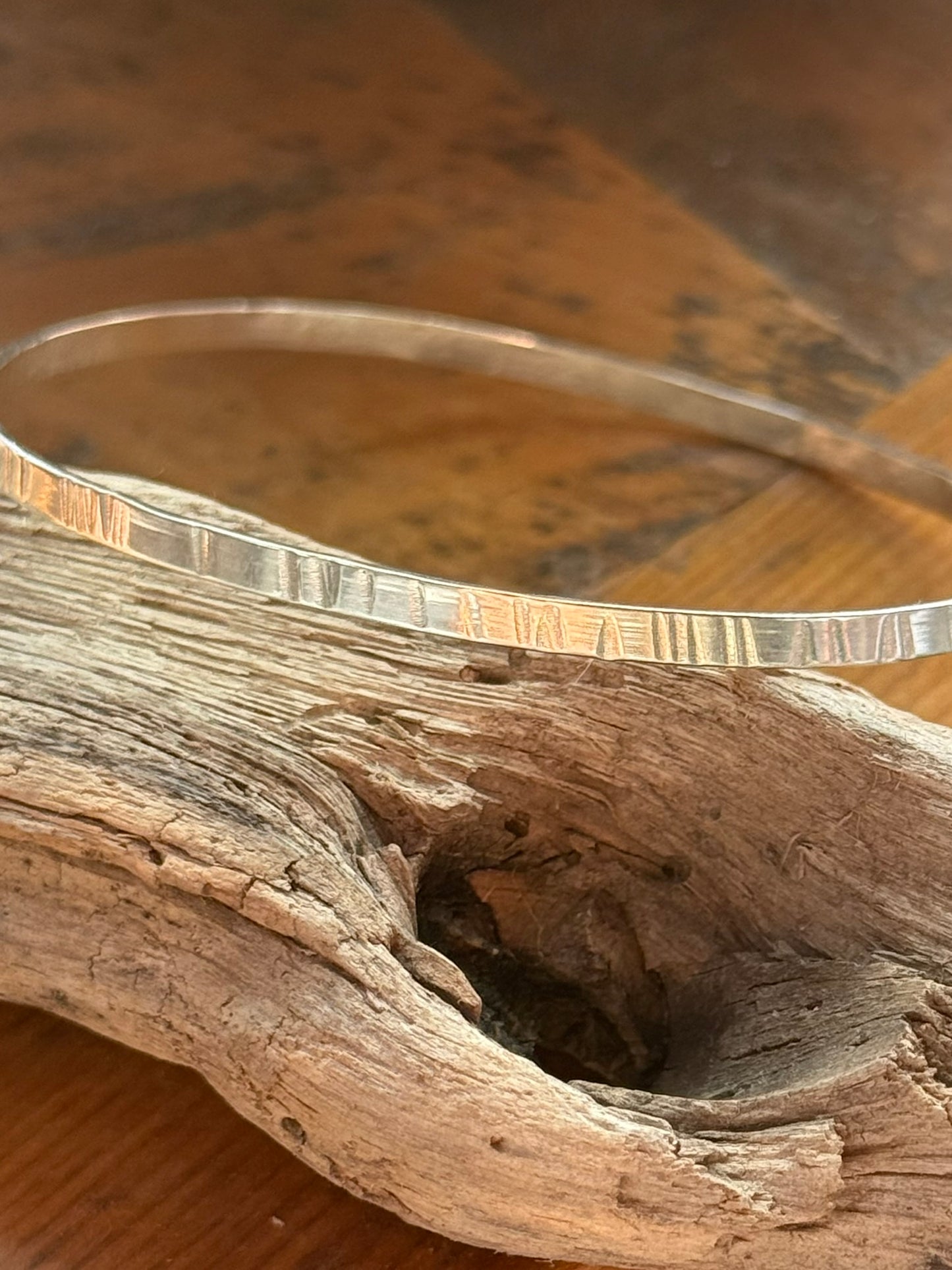 Striped Flat Bangle