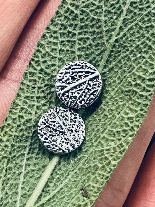 Sage Disc Studs